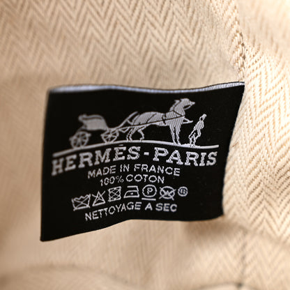 Hermes Canvas Large Bride-A-Brac Pouch Natural 6 of 7