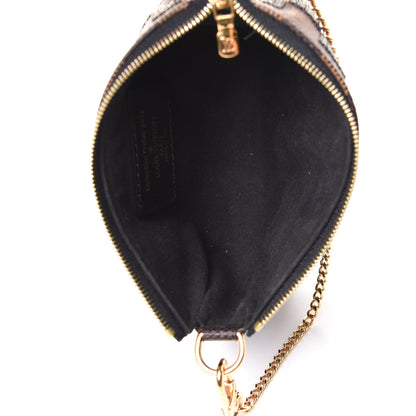 Louis Vuitton Damier Paillettes Mini Pochette Accessories Black 7 of 7