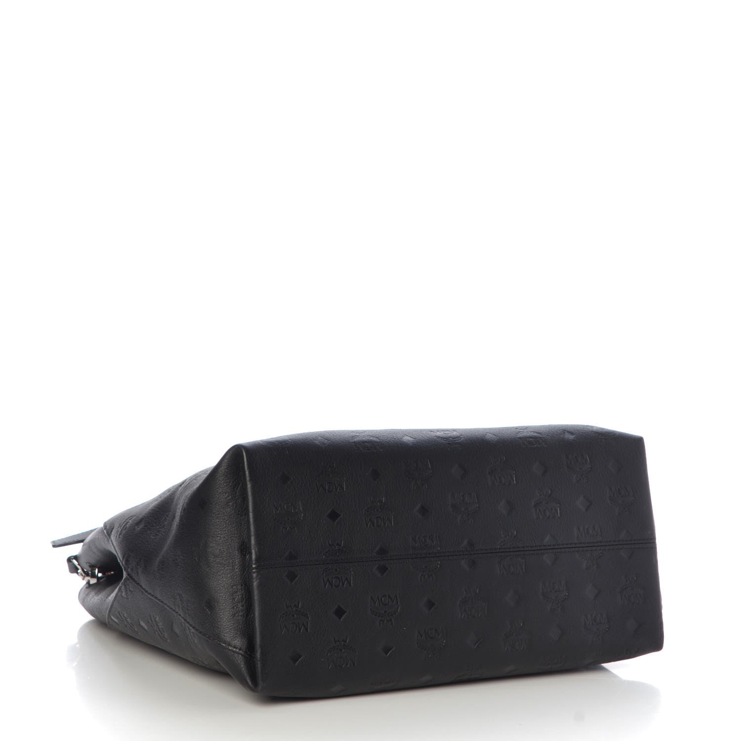 MCM Grained Calfskin Large Klara Hobo Black 5 of 9