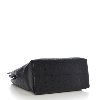 MCM Grained Calfskin Large Klara Hobo Black 5 of 9