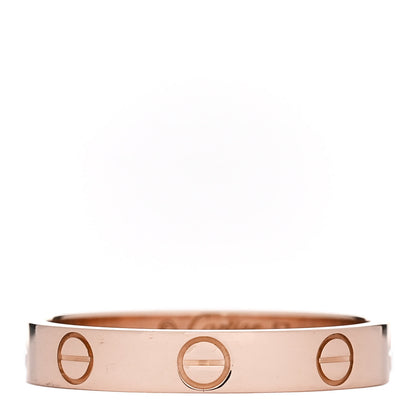 Cartier 18K Pink Gold 3.5mm LOVE Wedding Band Ring 57 8 1 of 4