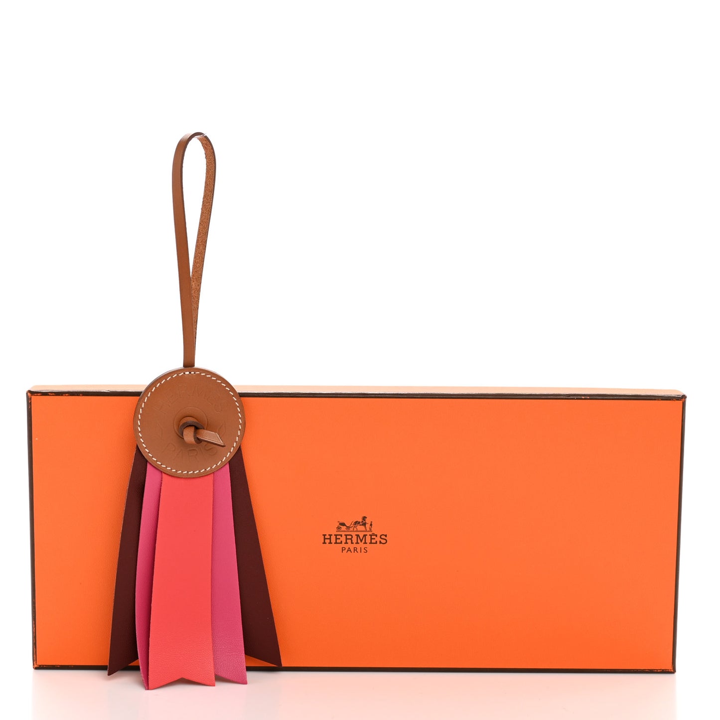 Vache Hunter Milo Lambskin Paddock Flot Bag Charm Rose Shocking Rouge H Rose Jaipur