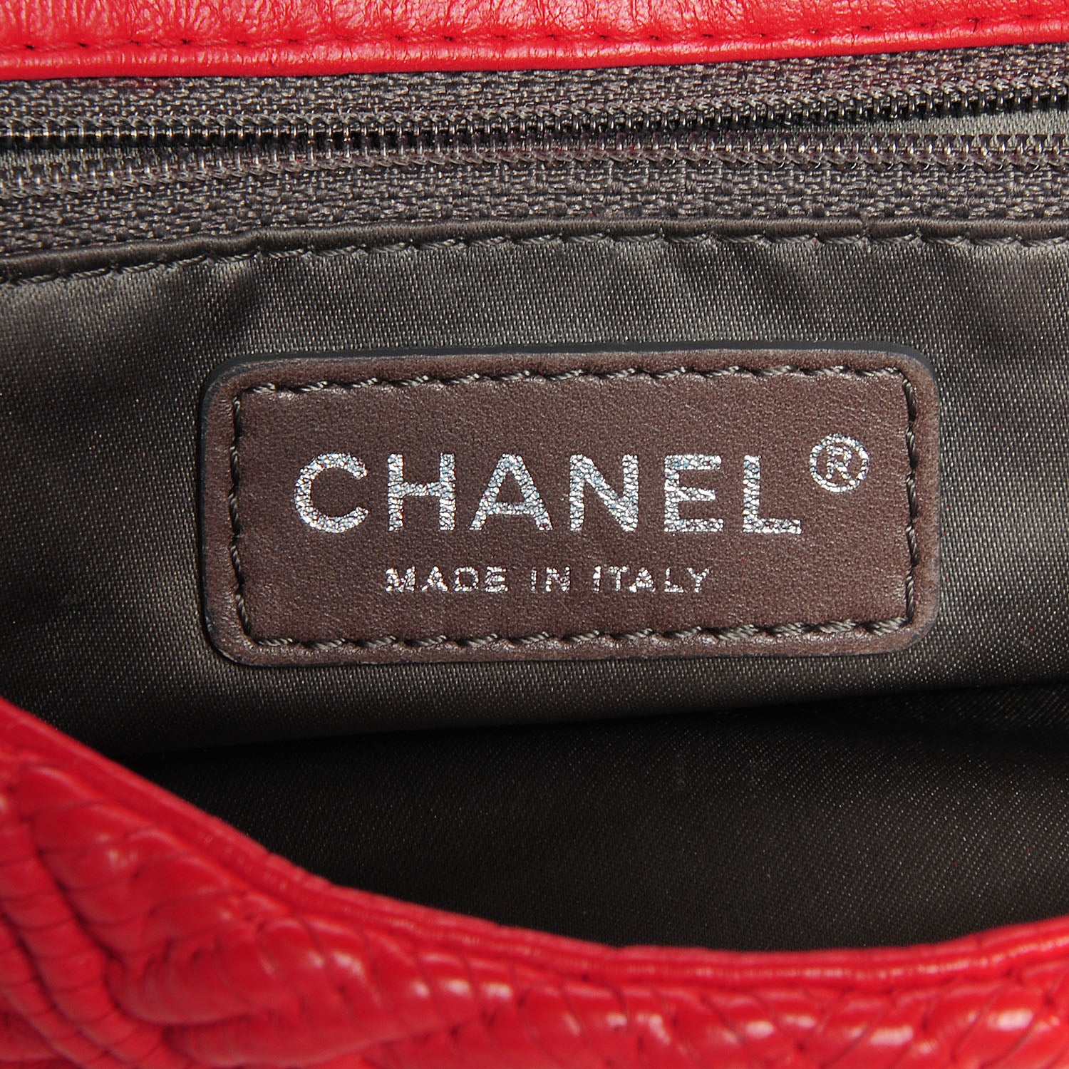 Chanel Lambskin Walk Of Fame Flap Red 6 of 7