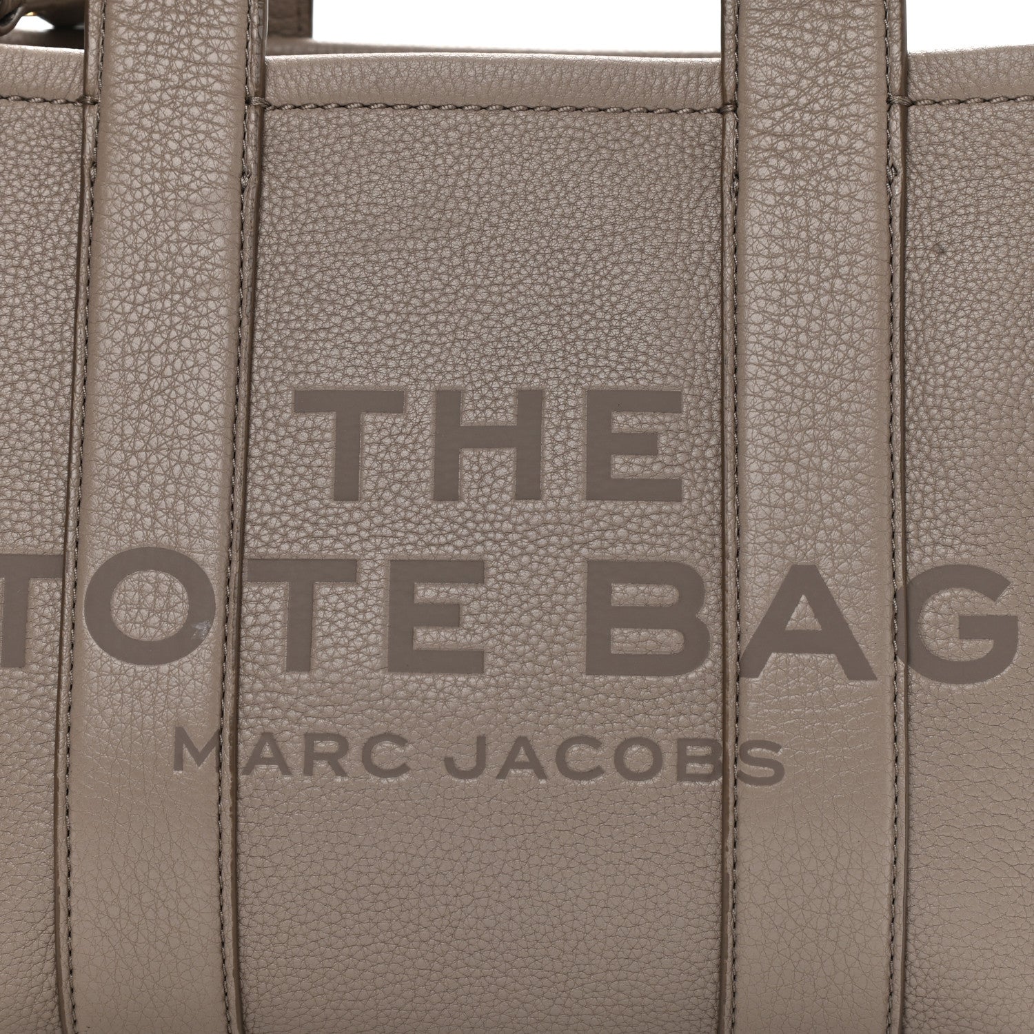 Marc Jacobs Grained Calfskin Small The Tote Bag Cement 8 of 10