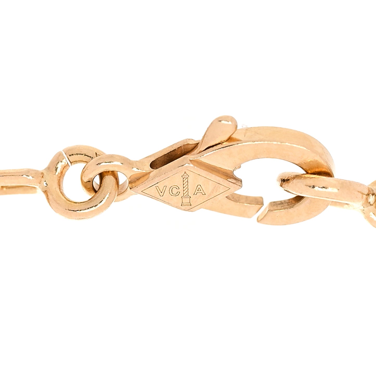 18K Yellow Gold 5 Motifs Vintage Alhambra Bracelet