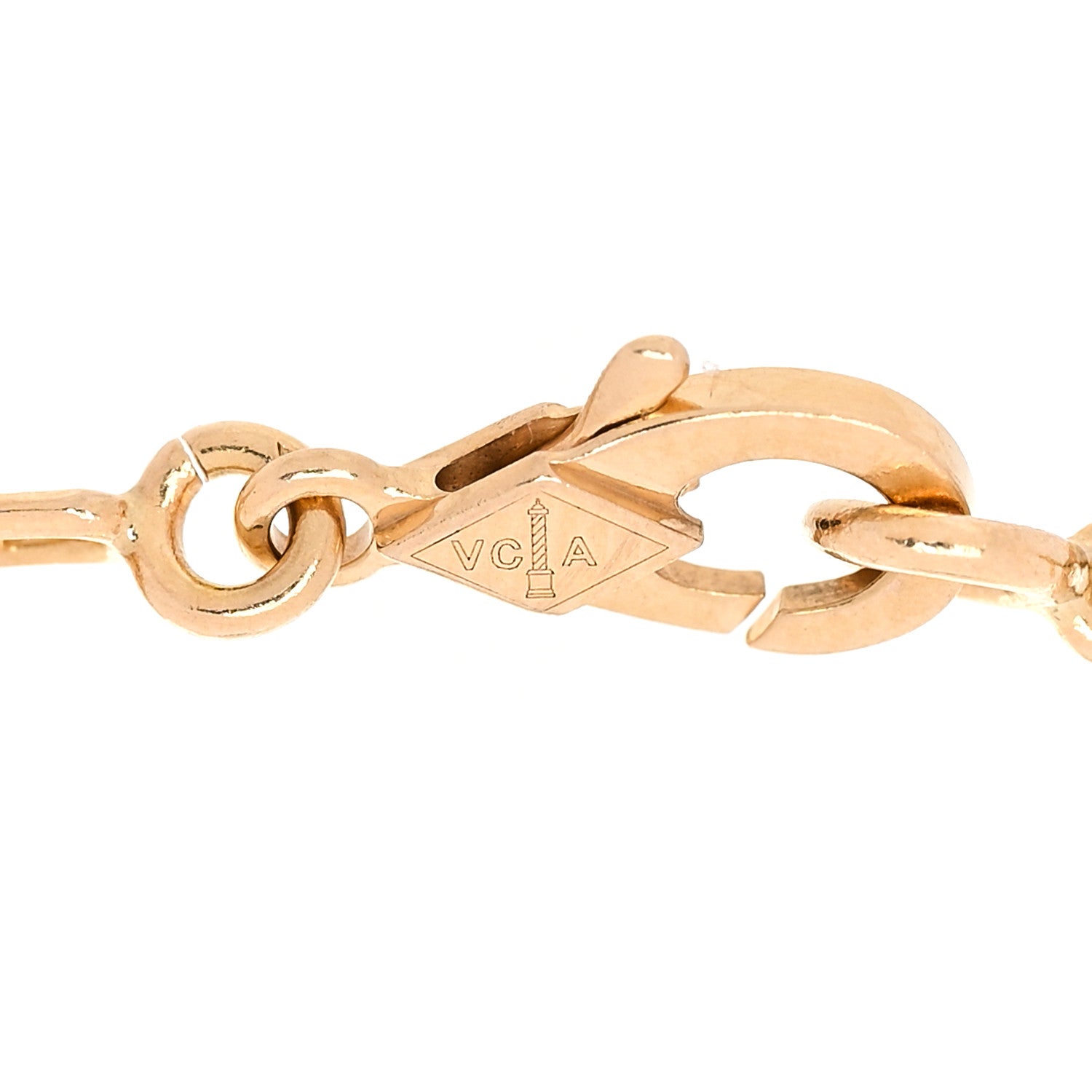 Van Cleef & Arpels 18K Yellow Gold 5 Motifs Vintage Alhambra Bracelet 4 of 6