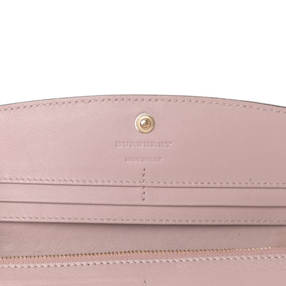 Burberry Calfskin House Check Porter Continental Wallet Pale Orchid 6 of 11