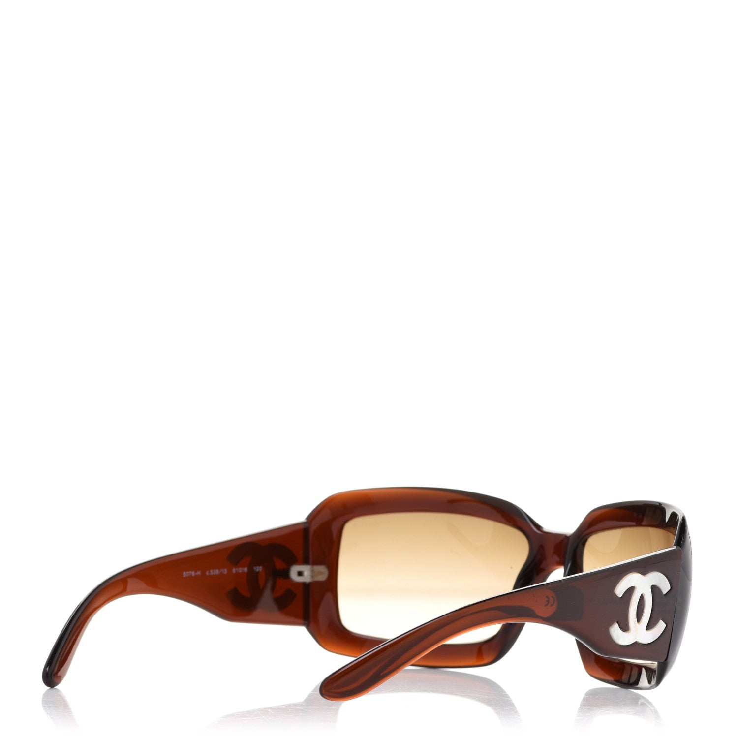 Chanel Mother of Pearl Sunglasses 5076-H Brown 4 of 7