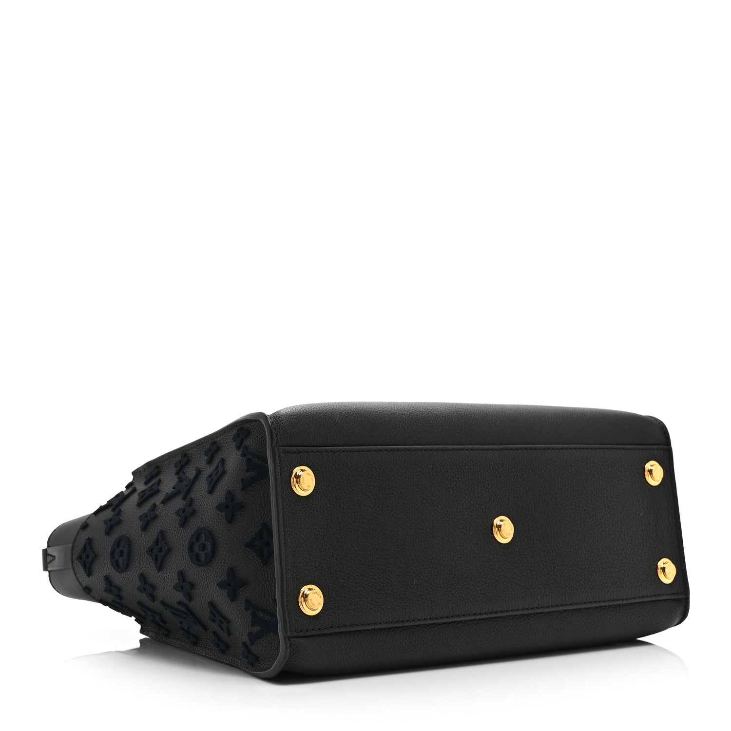 Louis Vuitton Calfskin Monogram Tufting On My Side Black 4 of 9
