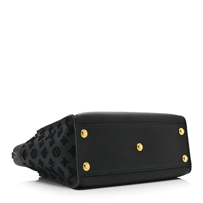 Louis Vuitton Calfskin Monogram Tufting On My Side Black 4 of 9