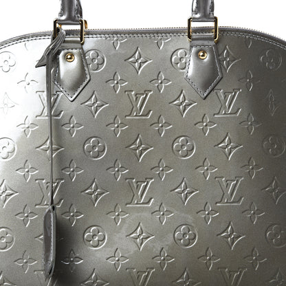 Louis Vuitton Vernis Alma GM Gris Art Deco 9 of 12