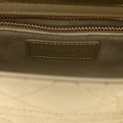 Christian Dior Patent Cannage Mini Lady Dior Sage Green 6 of 10