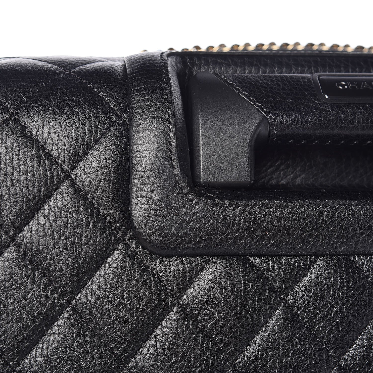 Chanel Calfskin Quilted Coco Case Trolley Black 14 of 15