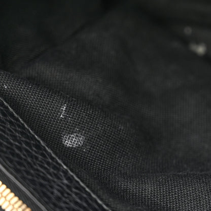 Gucci Pebbled Calfskin Medium Bamboo Shopper Tote Black 11 of 20
