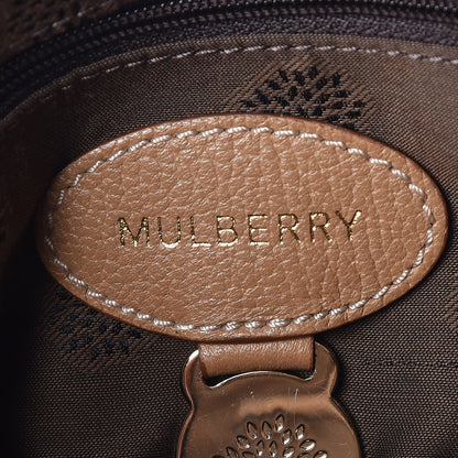 Mulberry Glossy Goatskin Small Del Rey Satchel Fudge 6 of 9
