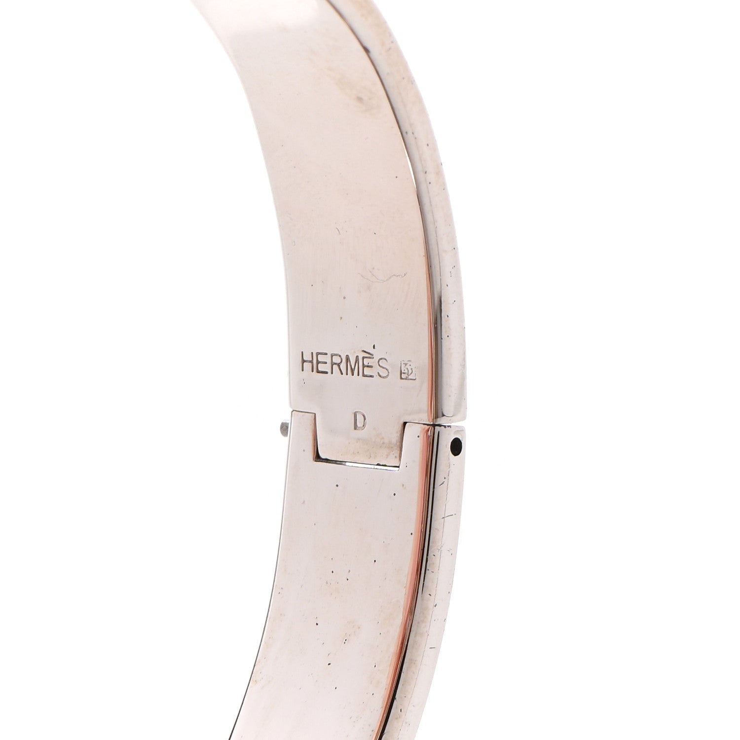 Hermes Enamel Narrow Clic Clac H Bracelet PM Red 4 of 12