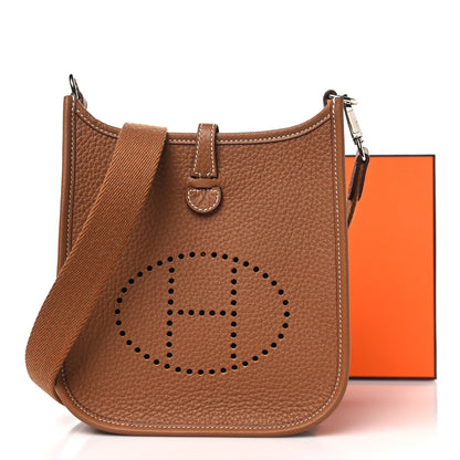 Hermes Taurillon Clemence Evelyne TPM Gold 11 of 11
