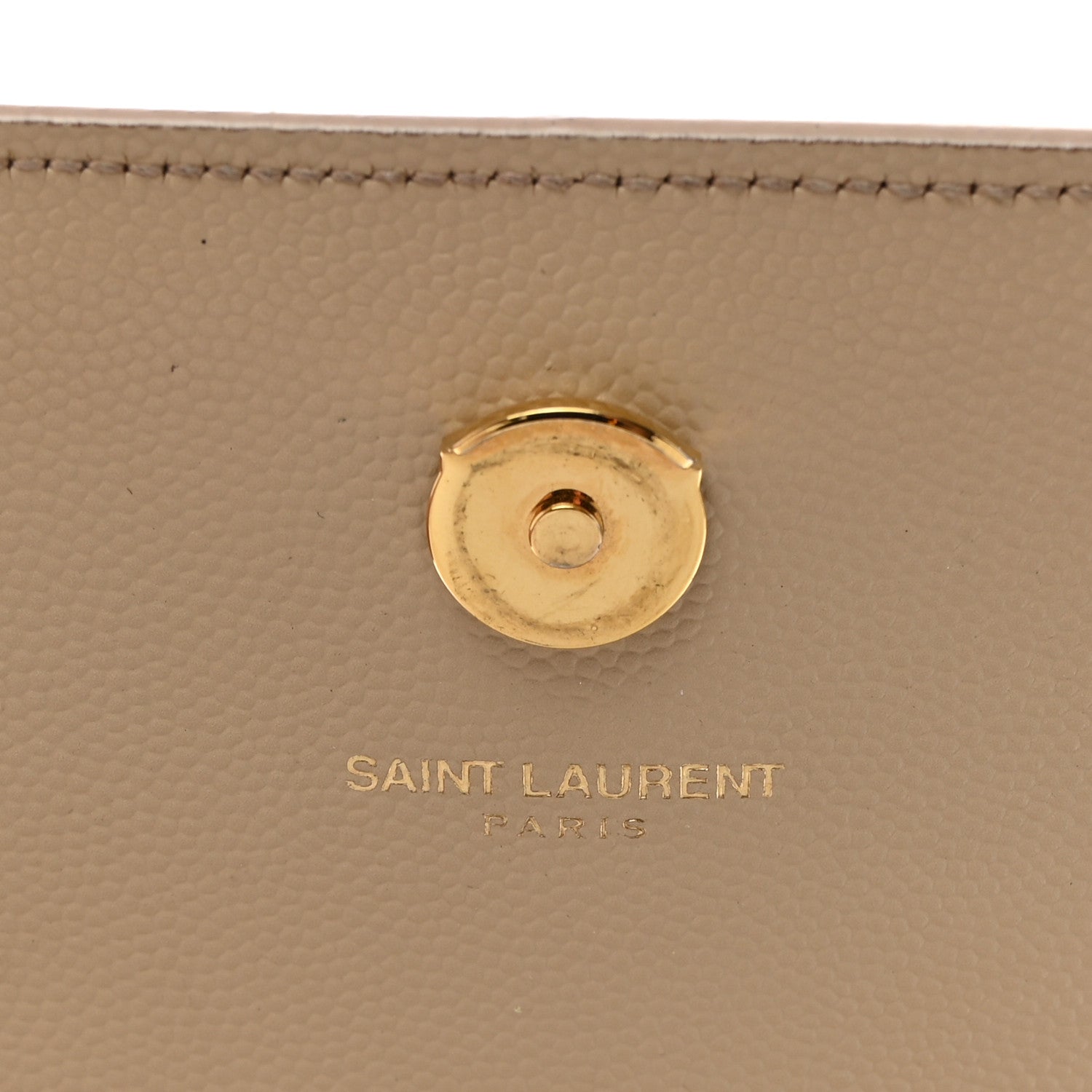 Saint Laurent Grain De Poudre Medium Monogram Kate Satchel Nude Powder 6 of 19