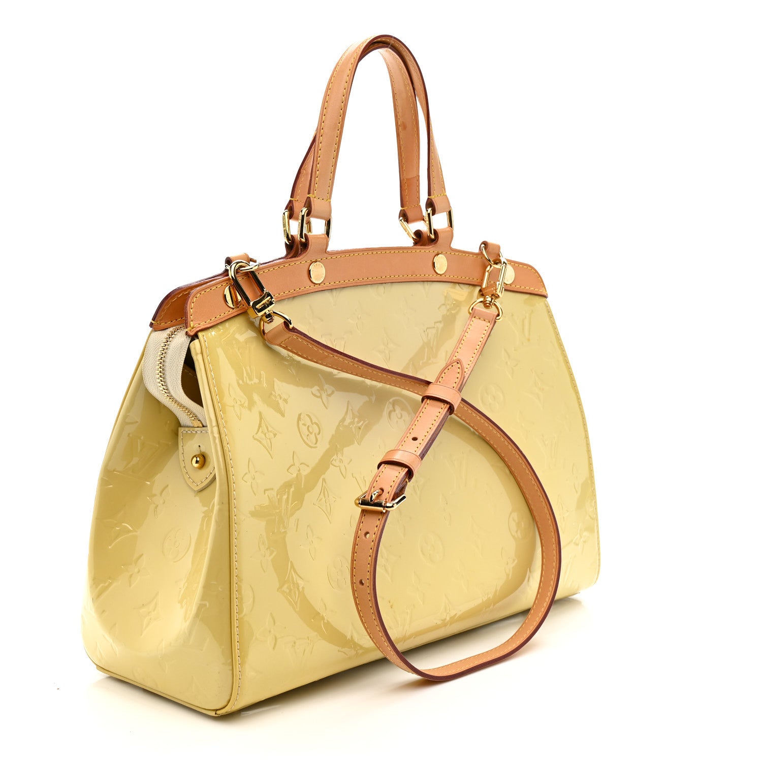 Louis Vuitton Vernis Brea MM Blanc Corail 3 of 16