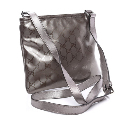 Gucci Imprime Monogram Small Flat Messenger Bag Mauve 2 of 10