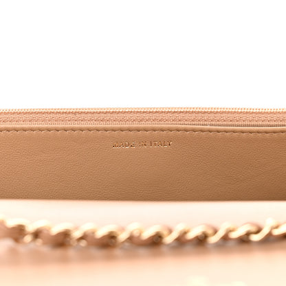 Chanel Lambskin Quilted Trendy CC Wallet On Chain WOC Beige 7 of 12