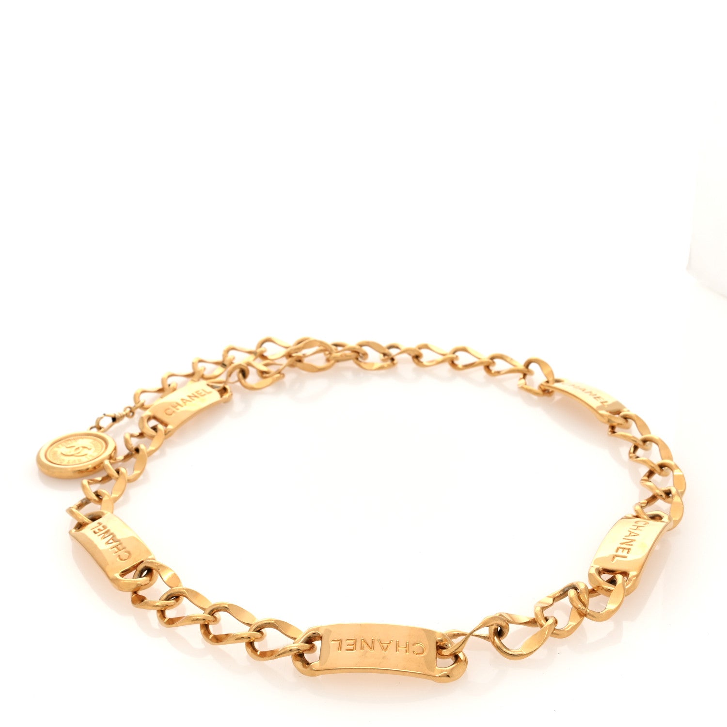 Chanel Chain CC Medallion Belt Gold 2 of 3