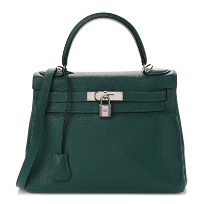 Hermes Taurillon Clemence Kelly Retourne 28 Malachite 1 of 10