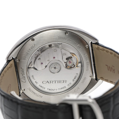 Cartier Stainless Steel Alligator 40mm Cle De Cartier Automatic Watch 5 of 9