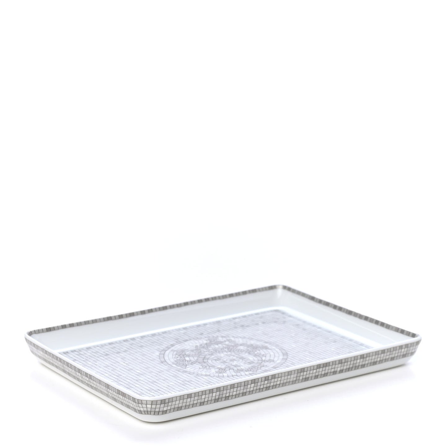 Porcelain Mosaique Au 24 Sushi Plate Platine