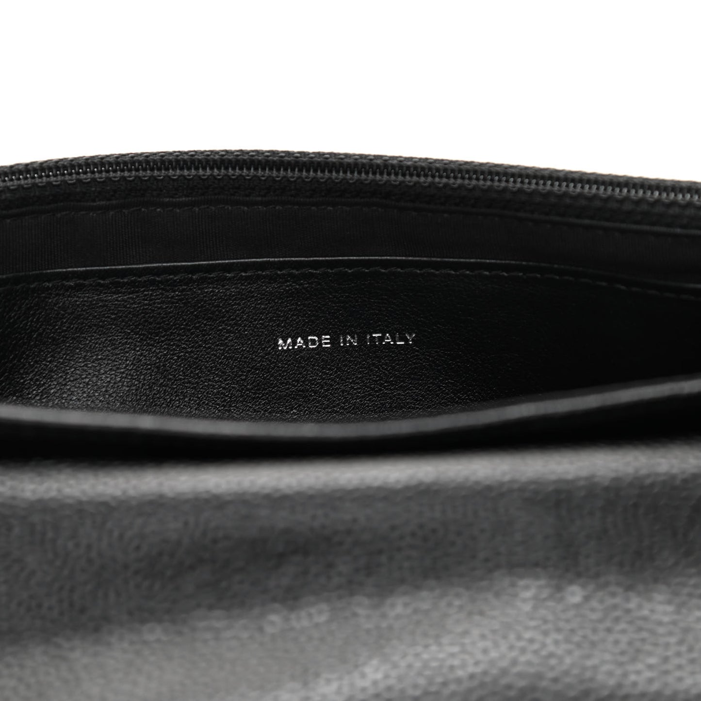 Caviar Half Moon Wallet On Chain WOC Black