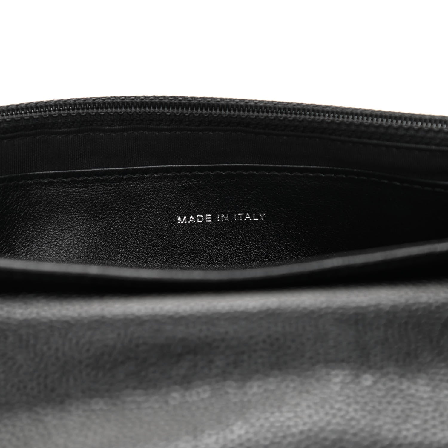 Chanel Caviar Half Moon Wallet On Chain WOC Black 7 of 12