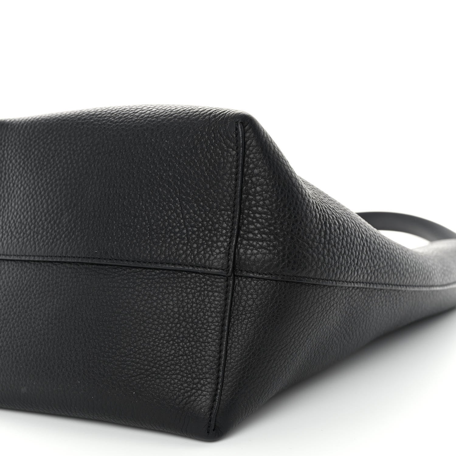 The Row Grained Calfskin Medium N/S Park Tote Black 9 of 9