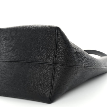 The Row Grained Calfskin Medium N/S Park Tote Black 9 of 9