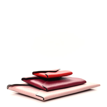 Louis Vuitton Epi Kirigami Pochette Set Rose Ballerine Fuchsia Coquelicot 5 of 14