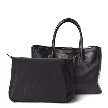 Chanel Calfskin Cerf Executive Shopper Tote Black 3 of 12