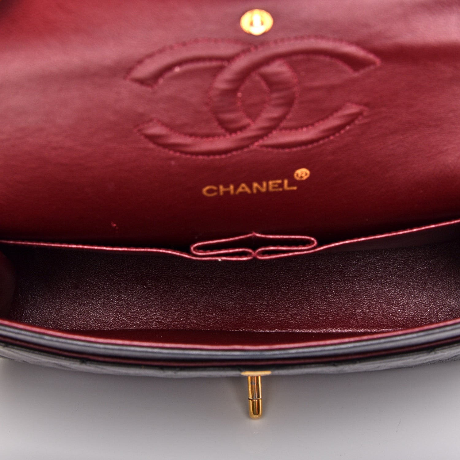 Chanel Lambskin Quilted Medium Double Flap Black 5 of 10