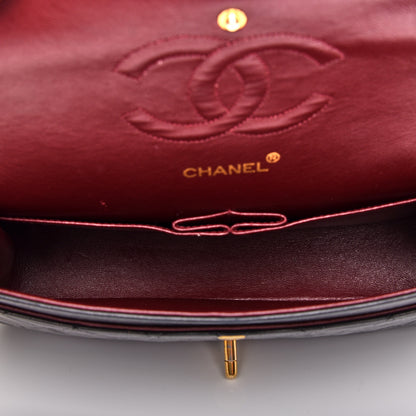 Chanel Lambskin Quilted Medium Double Flap Black 5 of 10