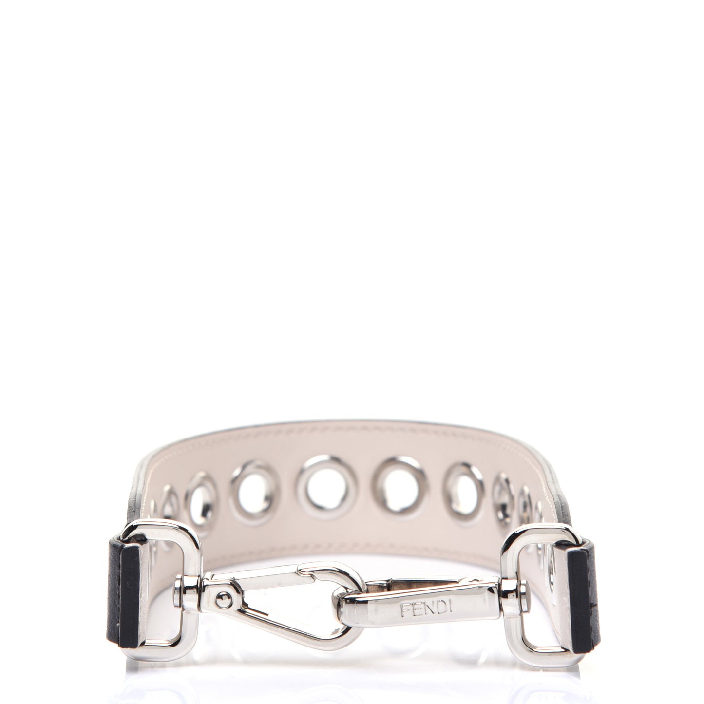 Vitello Liberty Grommet Bi-Color Mini Strap You Black Camelia