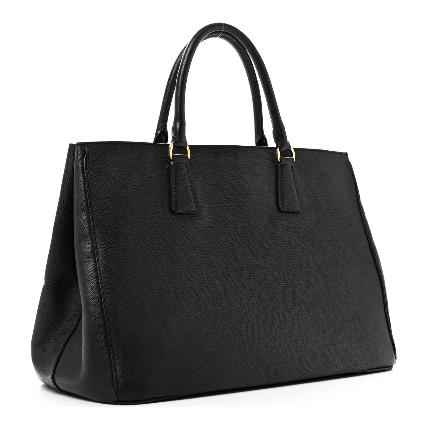 Saffiano Lux Large Tote Black