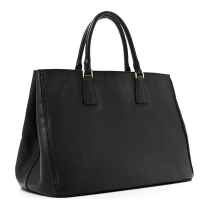 Prada Saffiano Lux Large Tote Black 2 of 10