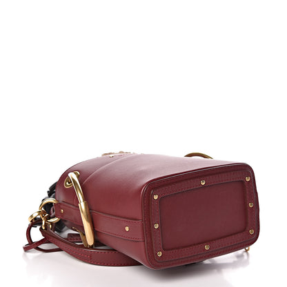 Chloe Smooth Calfskin Mini Roy Bucket Bag Plum Purple 4 of 10