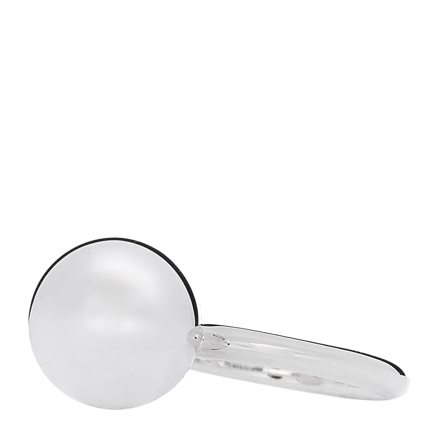 Tiffany Sterling Silver 12mm Hardwear Ball Ring 47 4.25 3 of 8