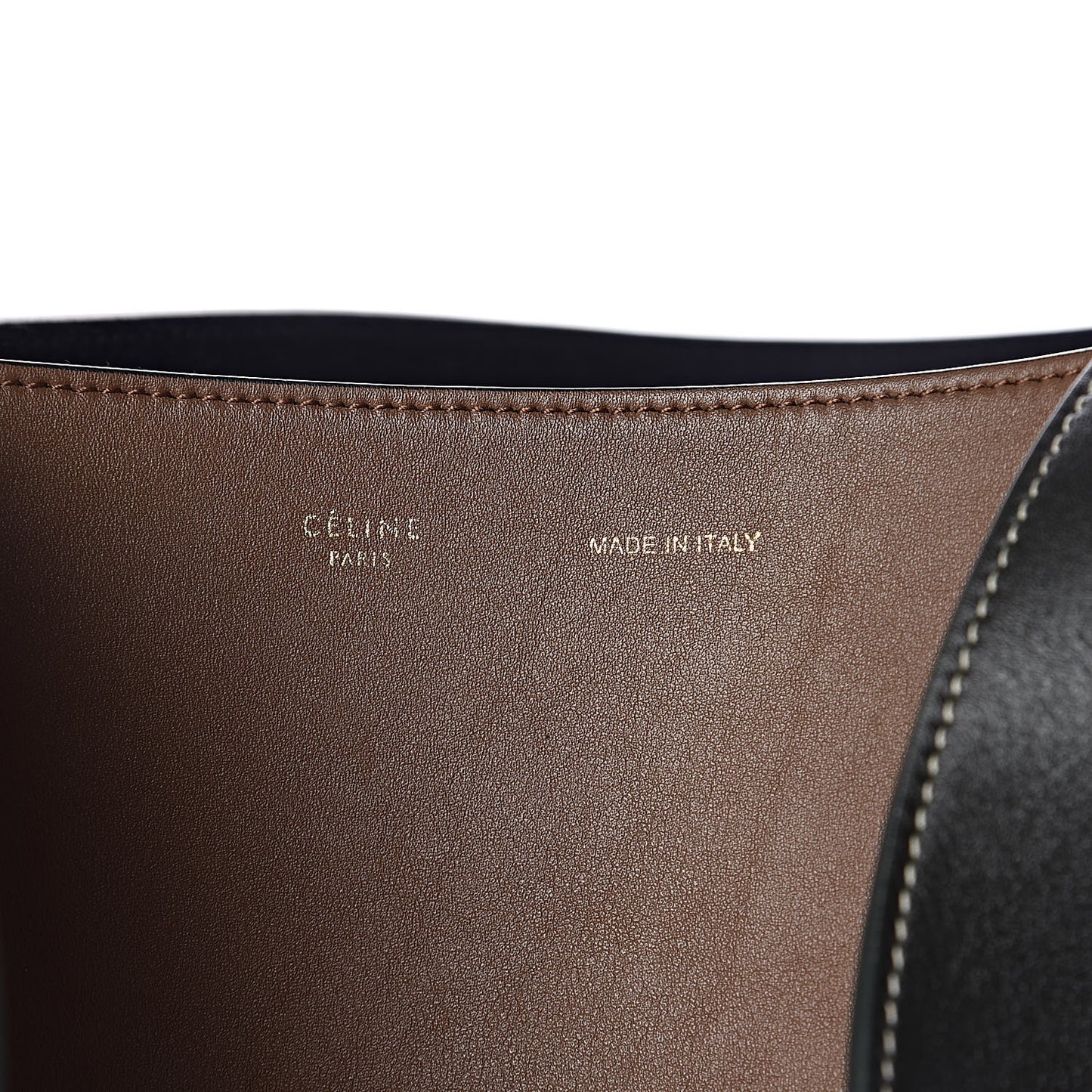 Shiny Smooth Calfskin Small Twisted Cabas Camel Tan