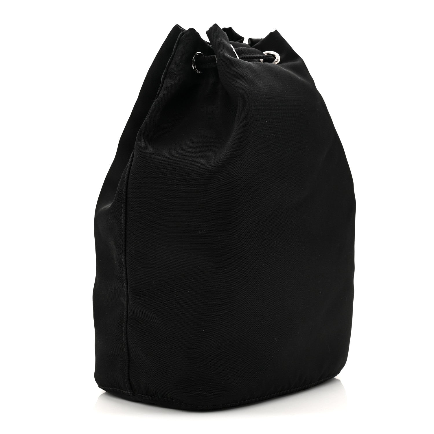 PRADA プラダ ブラック ナイロン ポーチ 1N0021 VELA NERO Prada Nylon Vela Drawstring Pouch Black 1824379 – FASHIONPHILE