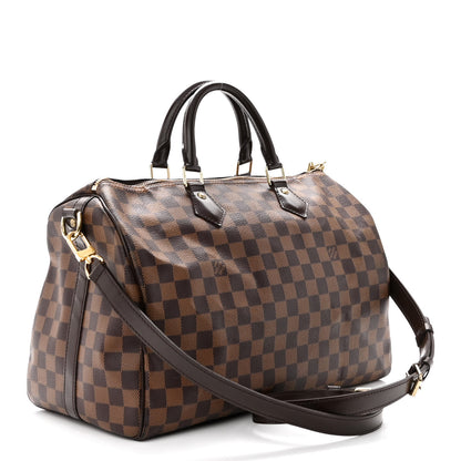 Louis Vuitton Damier Ebene Speedy Bandouliere 35 2 of 14