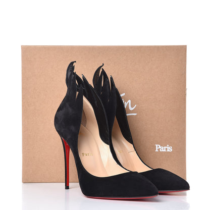 Christian Louboutin Suede Victorina 100 Pumps 39 Black 8 of 8