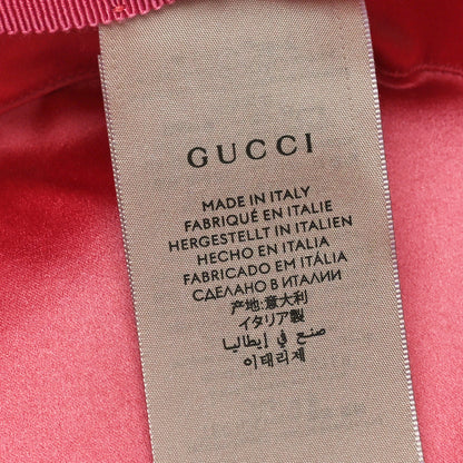 Gucci Glittered Straw Grosgrain Wide Brim Hat Gold Black 9 of 9