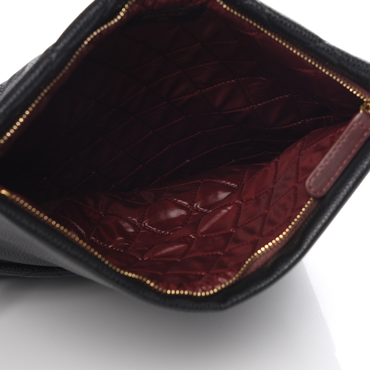 Chanel Caviar Quilted CC Beauty Clutch Black 6 of 8