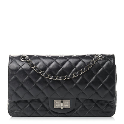 Chanel Aged Calfskin Quilted 2.55 Reissue 225 Flap Black 1 of 14