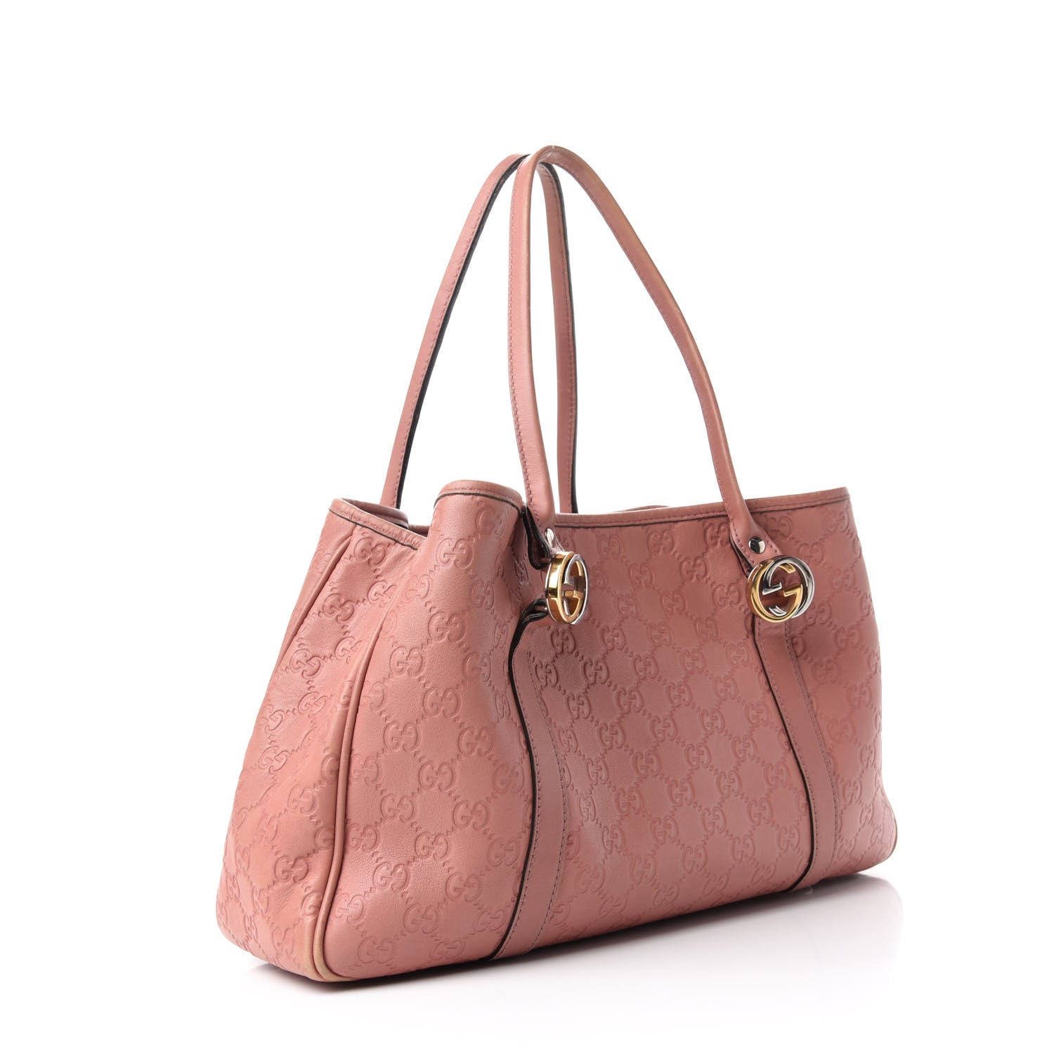 Gucci Guccissima Medium GG Twins Tote Pink 3 of 21